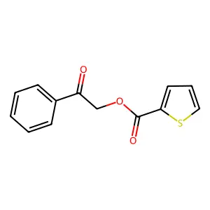 2-Oxo-2-phenylethyl thiophene-2-carboxylate structure