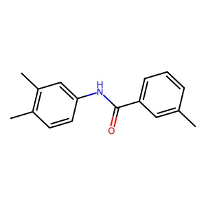 N-(3,4-Dimethylphenyl)-3-methylbenzamide structure