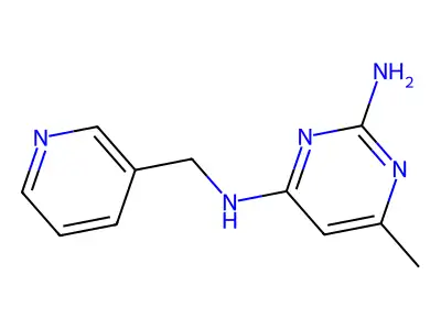 6-Methyl-N4-(pyridin-3-ylmethyl)pyrimidine-2,4-diamine structure