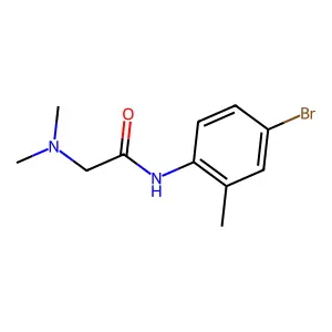 N-(4-Bromo-2-methylphenyl)-2-(dimethylamino)acetamide structure