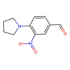 3-Nitro-4-(pyrrolidin-1-yl)benzaldehyde structure