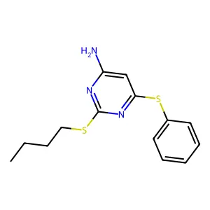 2,5-Bis(hexylamino)-3,6-diphenylcyclohexa-2,5-diene-1,4-dione structure