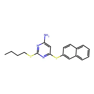 2,5-Bis(heptylamino)-3,6-diphenylcyclohexa-2,5-diene-1,4-dione structure