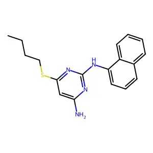 2,5-Dichloro-3,6-bis(4-ethylphenyl)cyclohexa-2,5-diene-1,4-dione structure