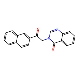 3-(2-Naphthalen-2-yl-2-oxoethyl)quinazolin-4-one structure
