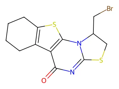 C13H13BrN2OS2 structure