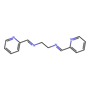 N,N'-双(2-吡啶亚甲基)乙二胺 structure