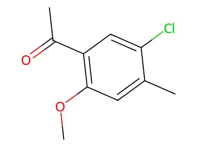 1-(5-Chloro-2-methoxy-4-methylphenyl)-ethanone structure