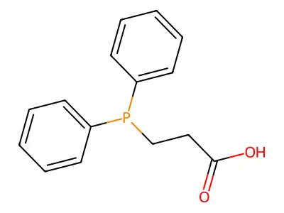 3-(Diphenylphosphino)propionic acid structure