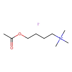 4-(Acetyloxy)-N,N,N-trimethylbutan-1-aminium iodide structure