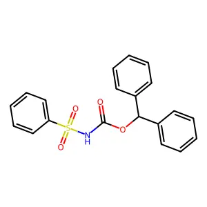 4-({3-[4-(4,6-diamino-2,2-dimethyl-1,3,5-triazin-1(2h)-yl)phenyl]propanoyl}amino)-2-methylbenzenesulfonic acid structure