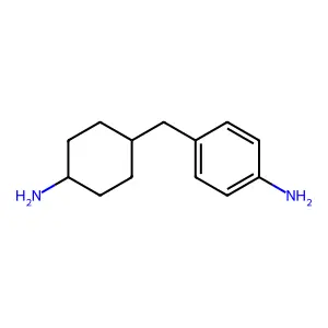 Benzenamine, 4-((4-aminocyclohexyl)methyl)- structure