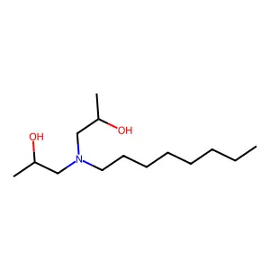 2-Propanol, 1,1'-(octylimino)bis- structure
