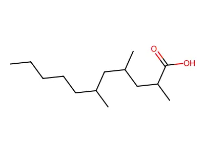 2,4,6-三甲基十一烷酸 structure