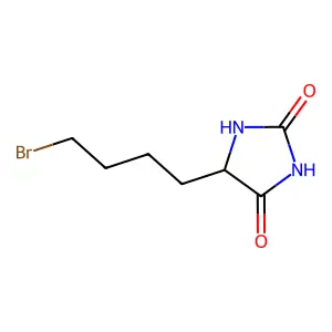 1-(4-Bromobutyl)imidazolidine-2,4-dione structure