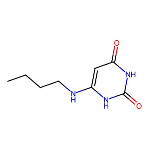 6-(butylamino)-1H-pyrimidine-2,4-dione structure