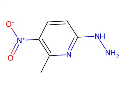 (6-Methyl-5-nitropyridin-2-yl)hydrazine structure