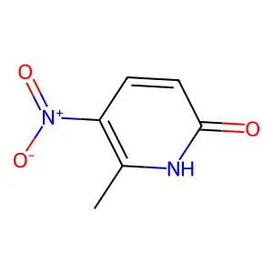 2-Hydroxy-6-methyl-5-nitropyridine structure