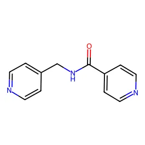 4-Pyridinecarboxamide, N-(4-pyridinylmethyl)- structure