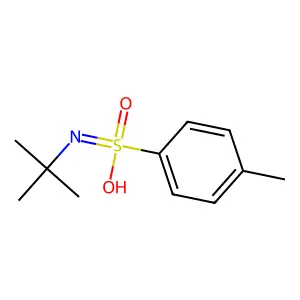 Benzenesulfonamide, N-(1,1-dimethylethyl)-4-methyl- structure