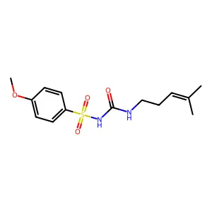 1-(4-Methoxyphenyl)sulfonyl-3-(4-methylpent-3-enyl)urea structure