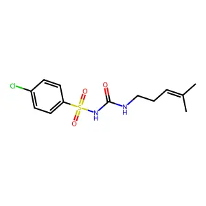 1-(4-Chlorophenyl)sulfonyl-3-(4-methylpent-3-enyl)urea structure