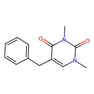 1,3-Dimethyl-5-benzyluracil structure