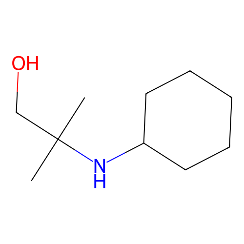 N-Cyclohexyl-1,1-dimethyl-2-hydroxyethanamine structure