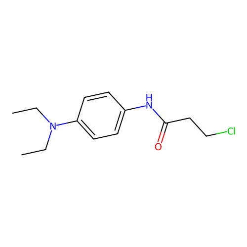 3-chloro-N-[4-(diethylamino)phenyl]propanamide structure