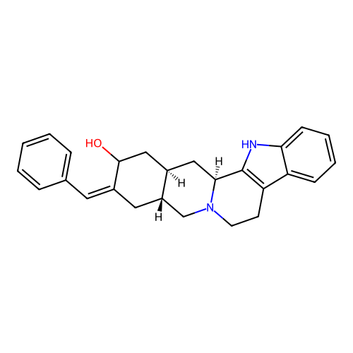 Yohimban-17-ol, 18-benzylidene- structure