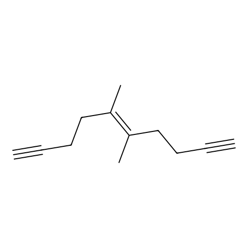 5,6-Dimethyldec-5-en-1,9-diyne structure