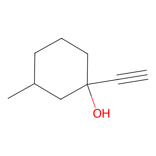 1-Ethynyl-3-methylcyclohexan-1-ol structure