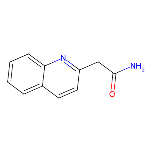 2-(2-Quinolyl)acetamide structure