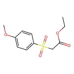 2-[(4-Methoxyphenyl)sulfonyl]acetic acid ethyl ester structure