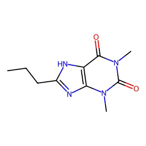 3,9-Dihydro-1,3-dimethyl-8-propyl-1H-purine-2,6-dione structure