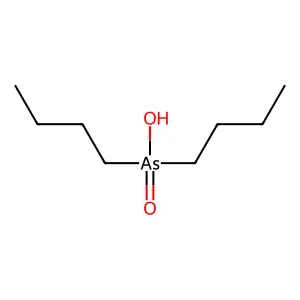 二丁基羟基氧化胂 structure