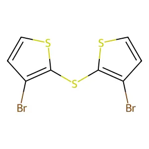 Thiophene, 2,2'-thiobis(3-bromo- structure