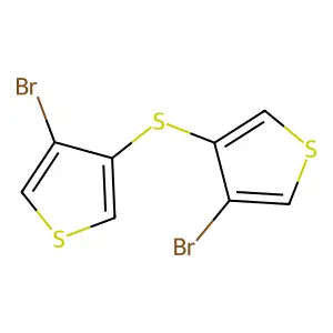 Thiophene, 3,3'-thiobis(4-bromo- structure