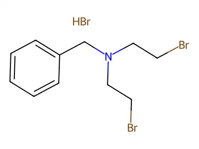 N,N-双(2-溴乙基)苄胺氢溴酸盐 structure