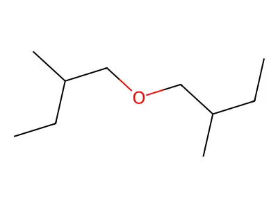 Bis(2-methylbutyl) ether structure