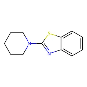 2-Piperidinobenzothiazole structure