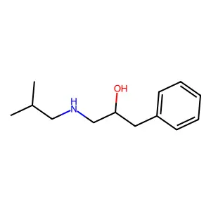 1-(Isobutylamino)-3-phenylpropan-2-ol structure