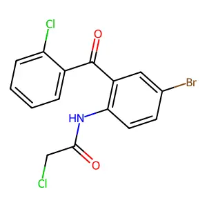 N-(4-Bromo-2-(2-chlorobenzoyl)phenyl)-2-chloroacetamide structure