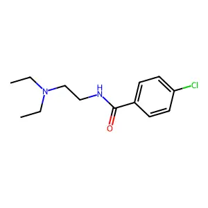 4-Chloro-N-[2-(diethylamino)ethyl]benzamide structure