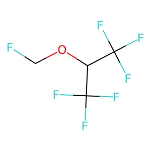 七氟醚 structure
