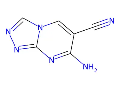 7-Amino-[1,2,4]triazolo[4,3-a]pyrimidine-6-carbonitrile structure