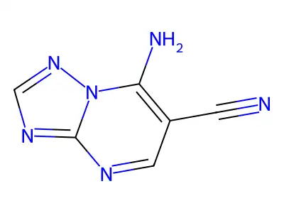 7-Amino-[1,2,4]triazolo[1,5-a]pyrimidine-6-carbonitrile structure