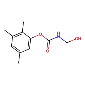 Carbamic acid, (hydroxymethyl)-, 2,3,5-trimethylphenyl ester structure