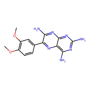 6-(3,4-Dimethoxyphenyl)pteridine-2,4,7-triamine structure