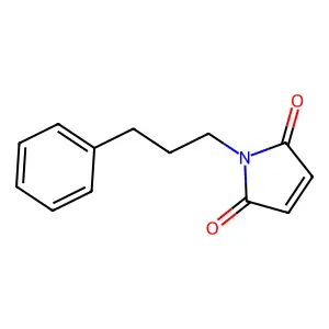 N-(3-Phenylpropyl)maleimide structure